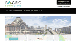 Desktop Screenshot of pacificequitygroup.net